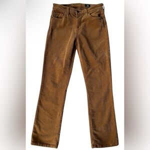AG Adriano Goldschmied Brown Straight Leg Jeans